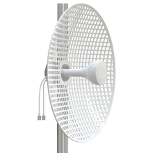 1700-4200MHz 22dBi  MIMO Die casting Grid Dish Antenna for Less Wind Load  2-Pack