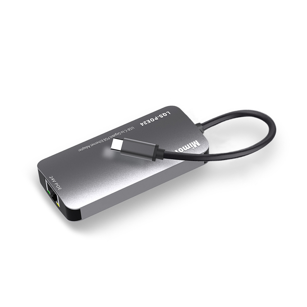 POE to USB-C Gigabits Ethernet Adapter 24 Passive POE devices and data –  MimoTik Antennas