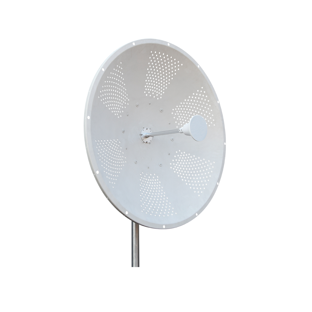 2.3-2.7GHz 27dBi Parabolic 3 foot Dual pol Dish Antenna with Reduced Wind Load 2-pack