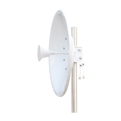 3.3-3.8GHz 25dBi Dual Pol Dish CBRS Antenna 2-pack