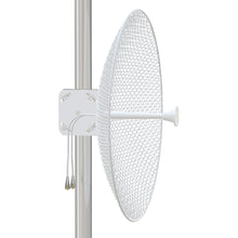 5GHz 28dBi  Dual Polarization Mesh Grid Dish Antenna for Less Wind Load  1-Pack