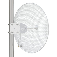5GHz 28dBi  Dual Polarization Mesh Grid Dish Antenna for Less Wind Load  1-Pack
