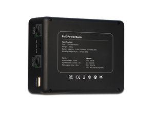 MimoTik POE Battery Power Pack   4-in-1 High Capacity 83.3 Wh 802.3af/at , Two wire switch