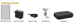 MimoTik Power bank 802.3 af/at/bt 60W  98Wh POE battery powerpack