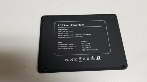POE Battery Power Pack back cover