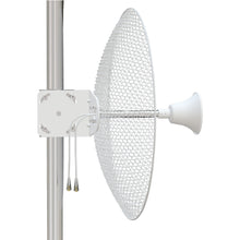 2.3-2.7GHz 22dBi Parabolic MIMO Grid Dish Antenna for Less Wind Load 4-Pack