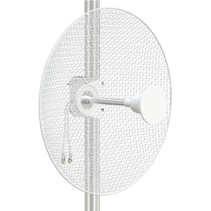 2.3-2.7GHz 22dBi Parabolic MIMO Grid Dish Antenna for Less Wind Load 1-Pack