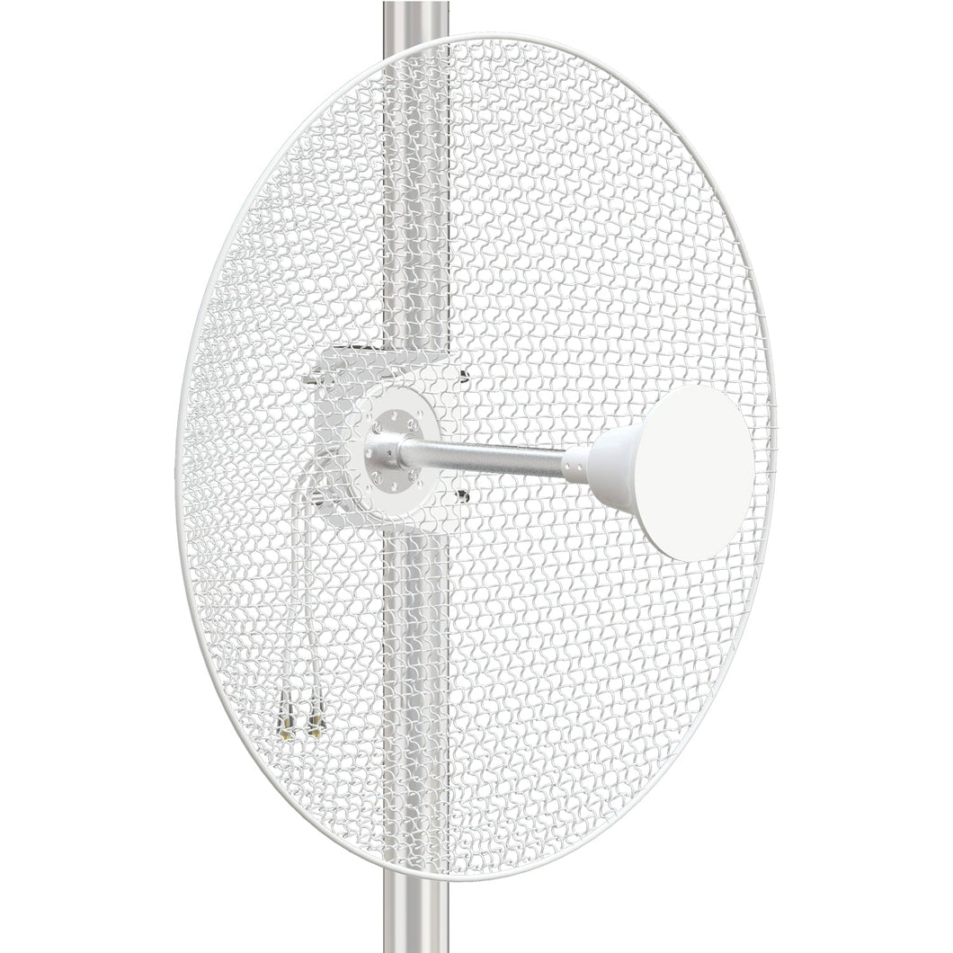 2.3-2.7GHz 22dBi Parabolic MIMO Grid Dish Antenna for Less Wind Load 4-Pack N-Female connector
