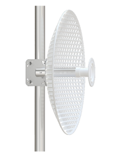 4.9-7.125GHz 30dBi  Dual Polarization Grid Die casting Dish Antenna for Less Wind Load  1-Pack